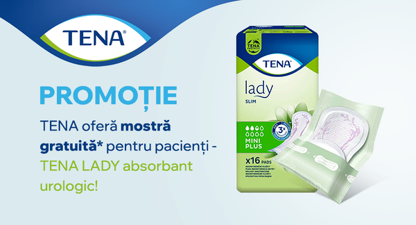 TENA Lady oferă mostra gratuită de absorbant urologic tuturor femeilor!