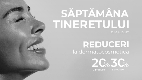 Pâna la 30% reducere la dermatocosmetica Farmacia Familiei