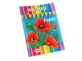 Carte colorez flori