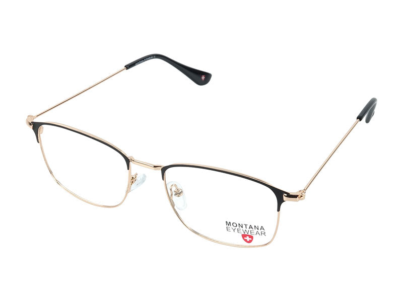 Rama optica Montana MM595B, din Metal, Pink Gold/Black