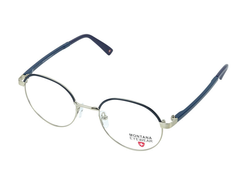 Rama optica Montana MM596D, din Metal, Silver/Blue