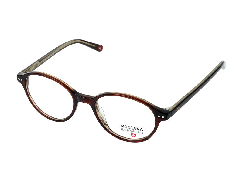 Rama optica Montana MA70E, din Acetat, Turtle Bordeaux