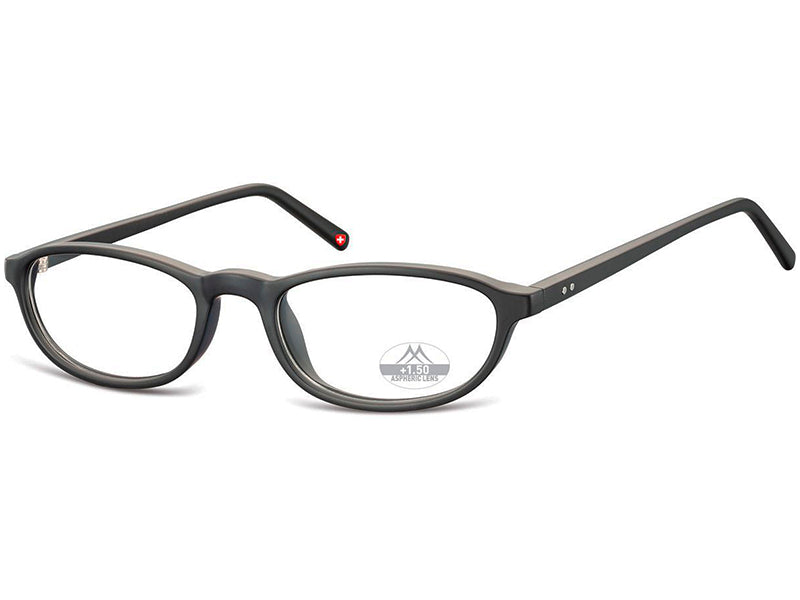 Ochelari de citit Montana HMR57 +1.00, Matt Black + husa