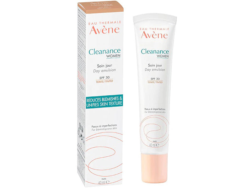 Avene Cleanance Women Emulsie de zi nuantatoare SPF30  40ml