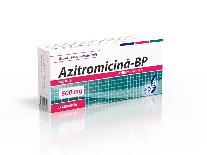 Азитромицин-ВР капсулы по 500 мг.