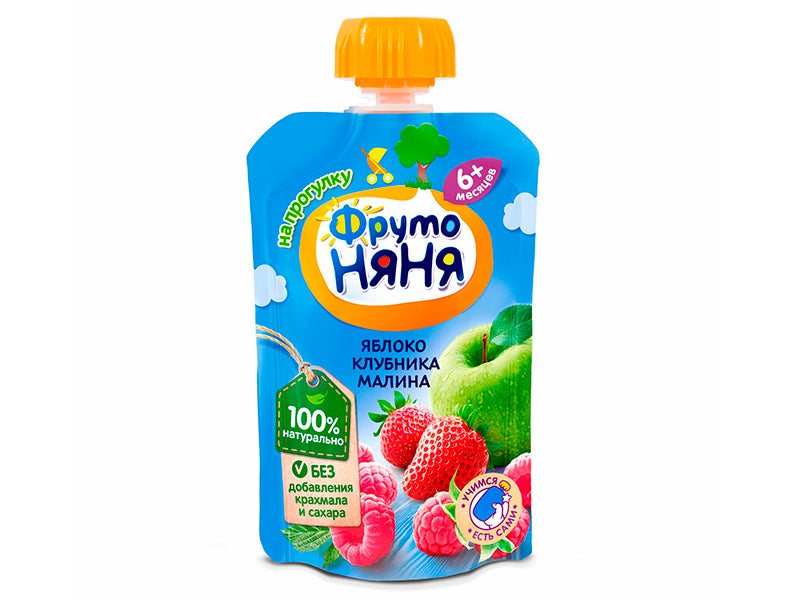 Fruto Niania Desert Mere capsuna zmeura 90gr