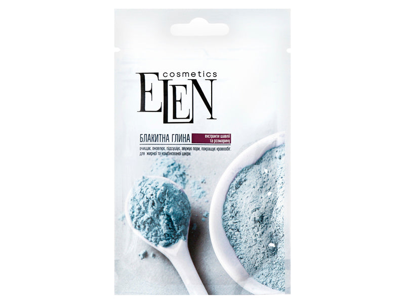 ELEN Argila albastra cu extract de salvie si rozmarin 50g