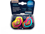 Силиконовая пустышка Canpol 22/654 simet 18+м Neon Love
