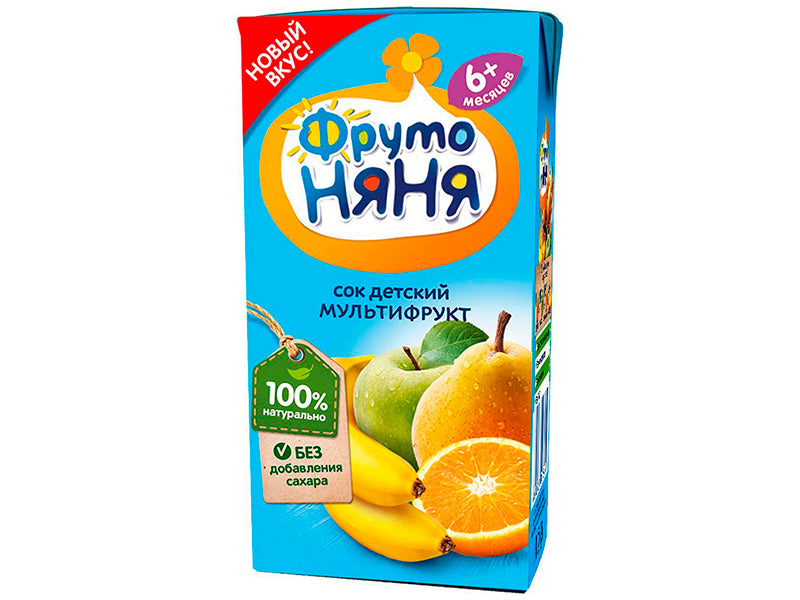 Fruto Niania Suc Pere Mar Banana Portocala 200ml