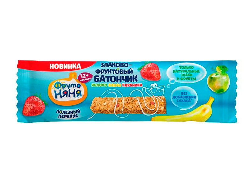 Fruto Niania Batonas Mar Banana Capsuna 25gr