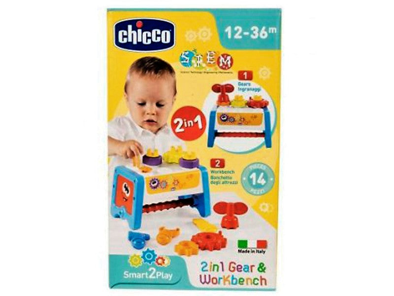 CHICCO Jucarie 2 in 1 cutia cu instrumente