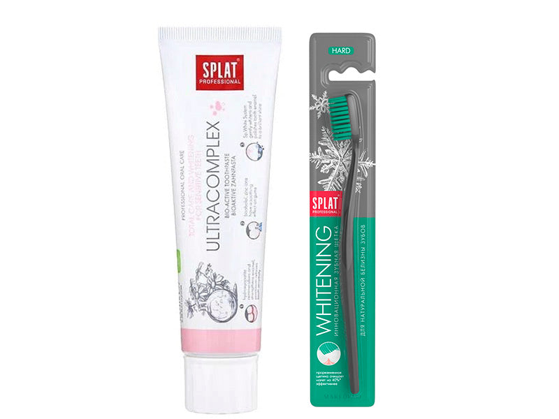 Splat Set Profesional Pasta d.Ultracomplex 40ml+periuta de dinti Whitening hard