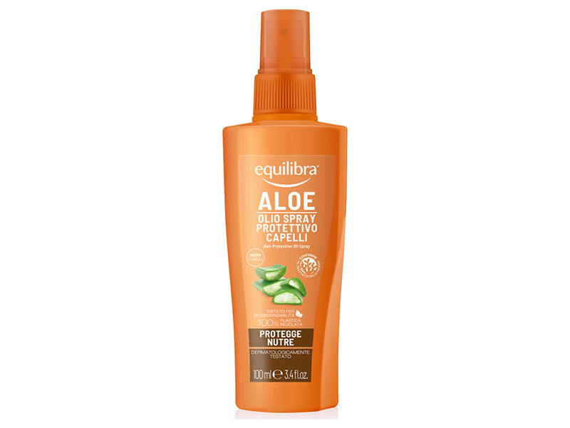 Equilibra Aloe Sun Ulei protector pentru par spray 100ml New