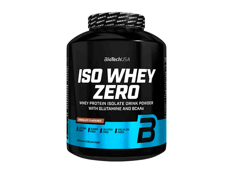 Biotech Pudra proteica Iso Whey Zero fara lactoza 2270g banana