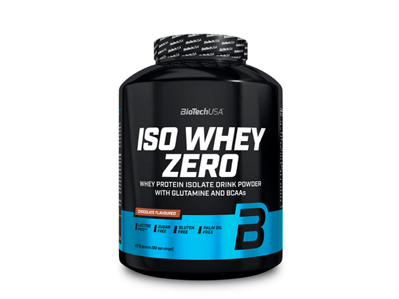 Biotech Pudra proteica Iso Whey Zero fara lactoza 2270g ciocolata