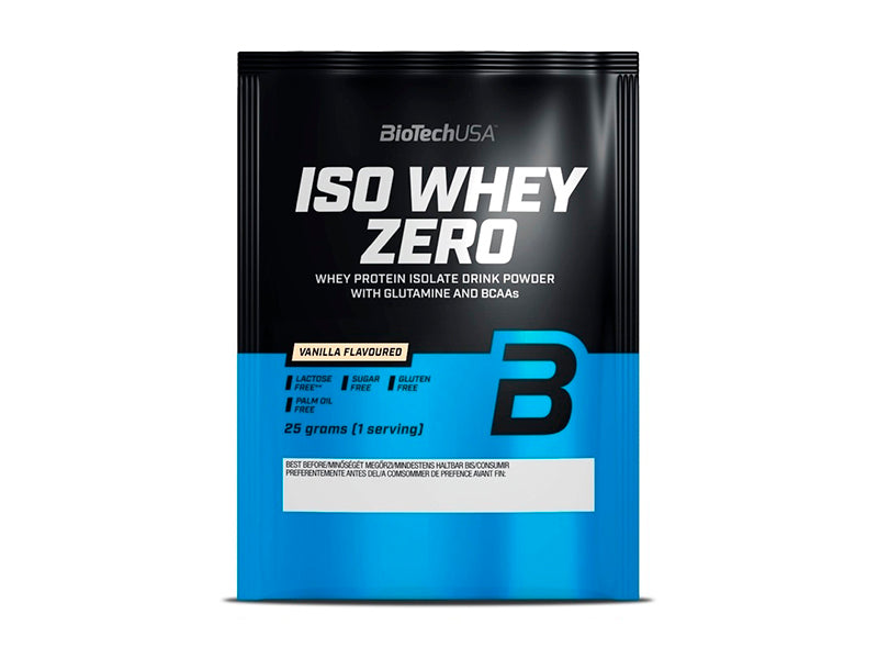 Biotech Pudra proteica Iso Whey Zero fara lactoza 25g vanilla