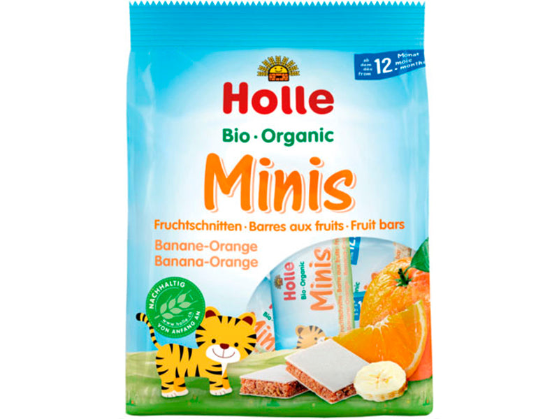 Holle batonas de portocale si banane (12 luni+) 100g