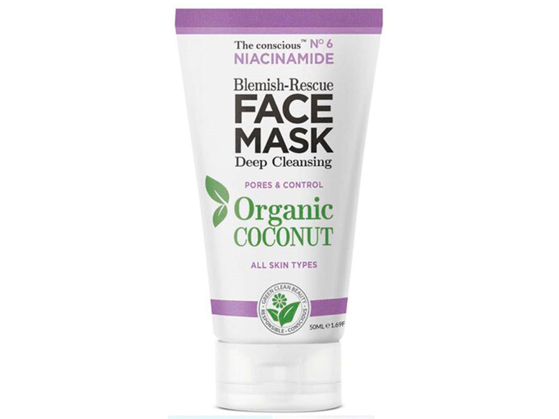 The conscious Masca pu fata Niacinamide si cocos organic 50ml