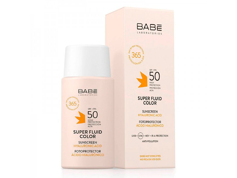 BABE Crema de fata protectie solara fluid color SPF 50+ 50ml