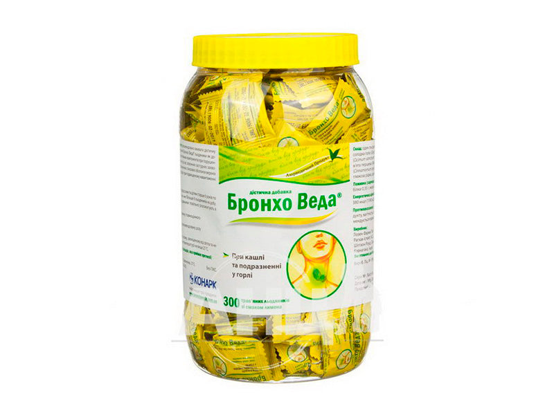 Bronho veda lamaie caramele pe baza de plante (borcan)