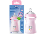 Детская бутылочка Chicco NaturalFeeling Pink NEW 330 мл 8133510