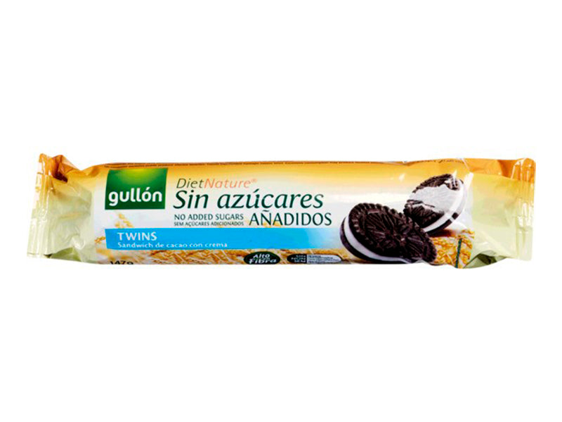 Gullon biscuiti Twins Cookie Sandwich fara zahar 147g (16)