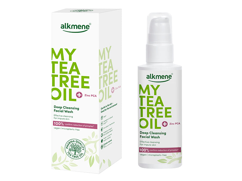 Alkmene Tea Tree Gel pu curatare profunda cu ulei de arbore de ceai 150ml