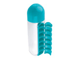 Anabox Sticla de baut 700ml cu Organizator de medicamente saptaminal blue N7
