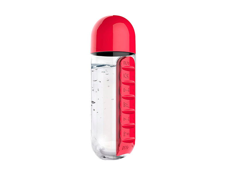 Anabox Sticla de baut 700ml cu Organizator de medicamente saptaminal bordo N7