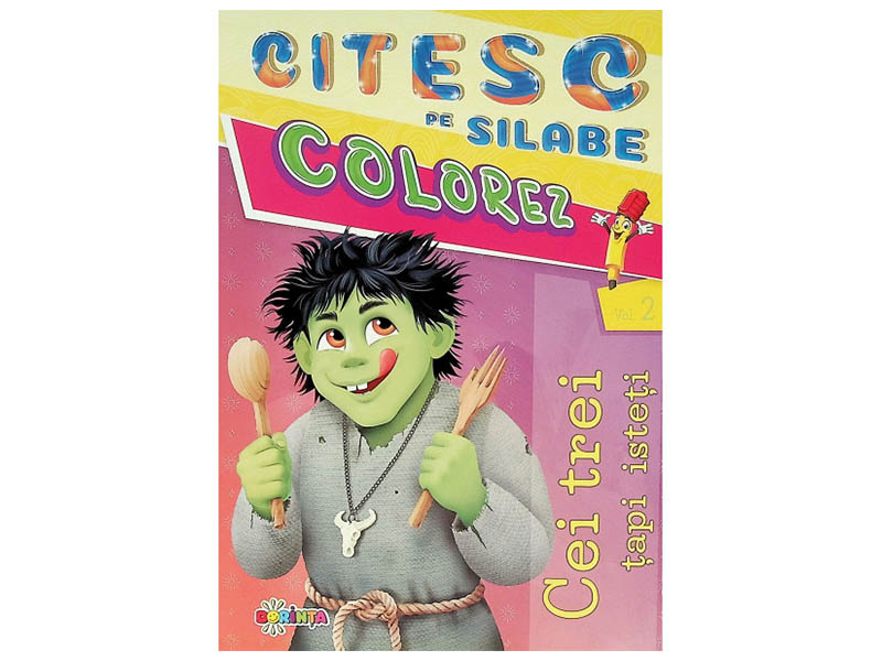 Carte Citesc pe silabe Colorez Cei trei tapi isteti vol.2