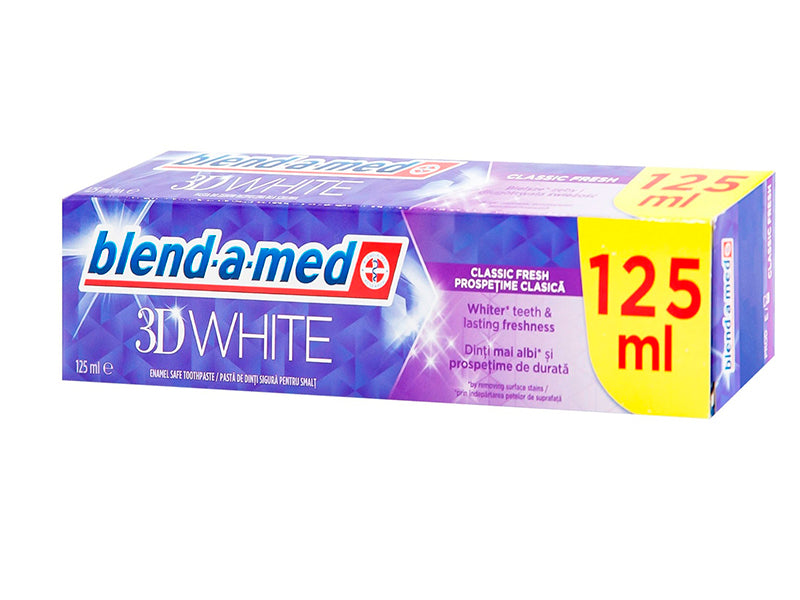 BAM Pasta de dinti 3D White Classic Fresh 100ml