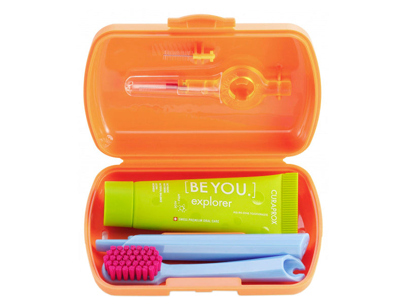 CURAPROX Set de calatorie, oranj