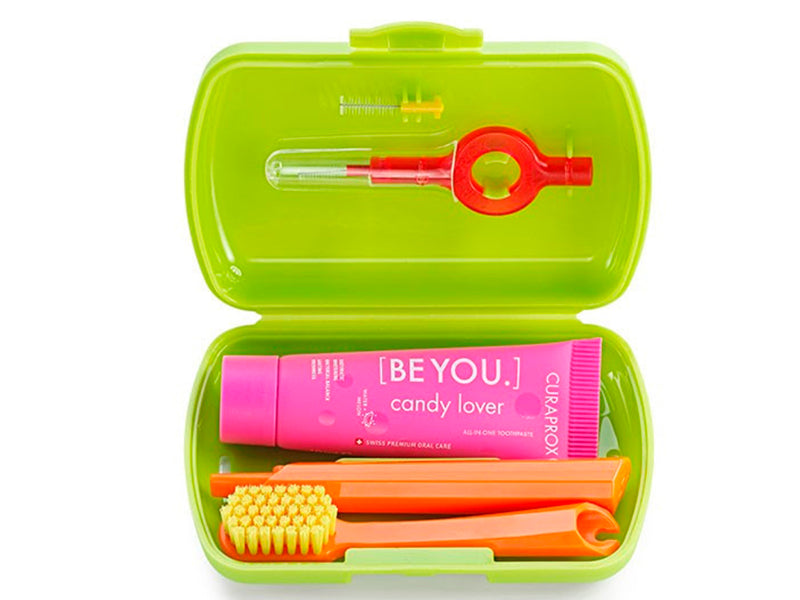 CURAPROX Set de calatorie, verde