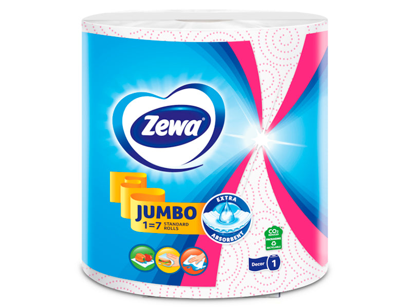 Zewa Jumbo prosoape de hirtie Decor 2 str. N1 325 foi