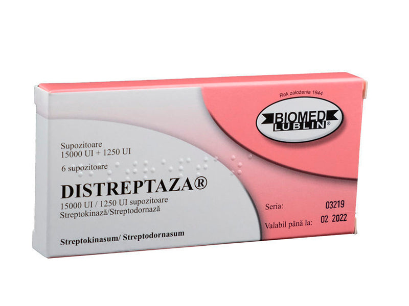 Distreptaza sup.15000 UI+1250 UI