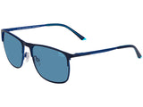 Солнцезащитные очки JAGUAR 37504-3100-58-17-145, из металла, мужские 