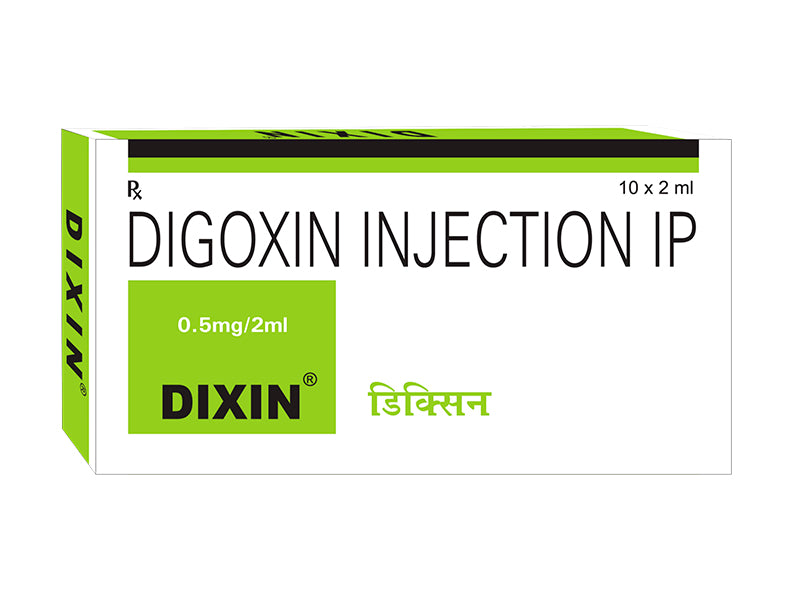 Дигоксин 0,5мг/2мл р-р в/в. 2 мл