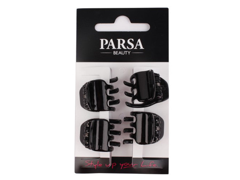 Parsa Beauty Clame de par negru mat Big