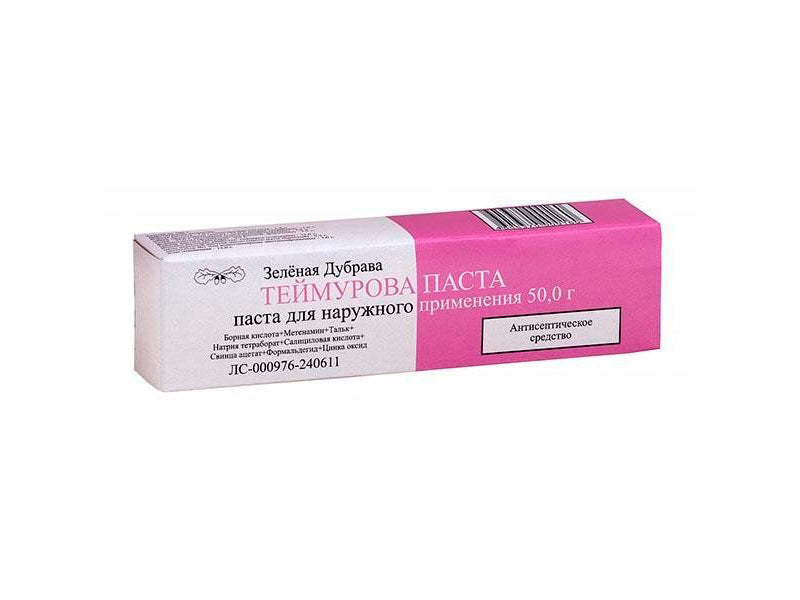 Teimurov crem-pasta pt picioare impotriva mirosului 50ml