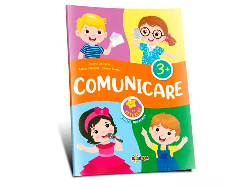 Carte Comunicare 3+ cu stikere