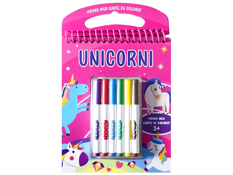 Carte Unicorni 3+ ( cu carioci)