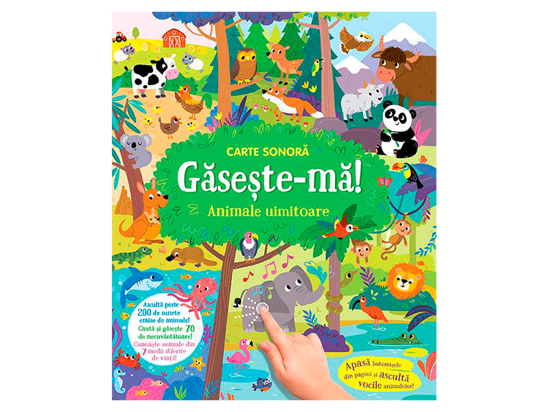 Carte Gaseste-ma! Animale uimitoare
