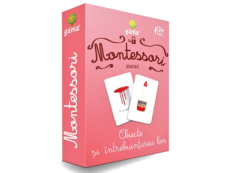 Carti de joc Montessori. Obiecte si intrebuintarea. Asocieri