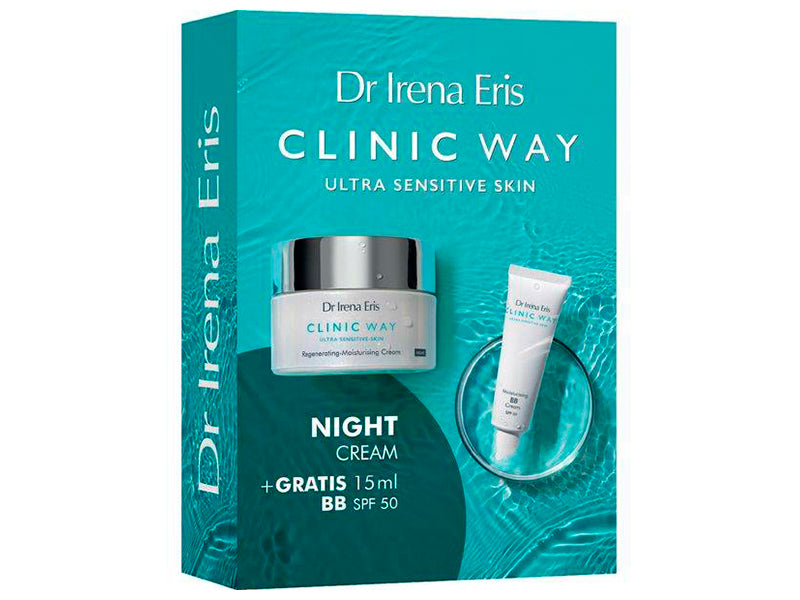 Clinic Way Set Crema de noapte 50ml + BB Crema SPF 50 15ml