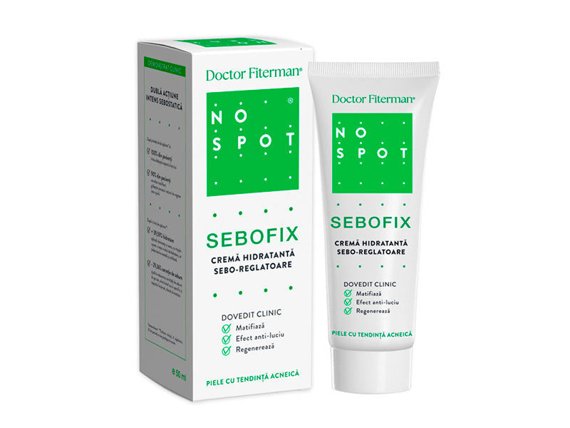 Doctor Fiterman NO SPOT Sebofix Crema hidratanta sebo-reglatoare 50ml