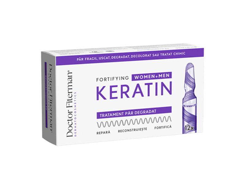 Doctor Fiterman Fortifying Keratin pentru par fragil  N12 fiole x10ml