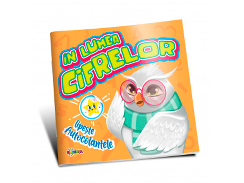 Carte lipeste autococolante In lumea cifrelor