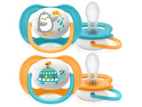 Philips Avent Ultra Air Suzete din silicon 0-6m 2 buc  SCF080/11