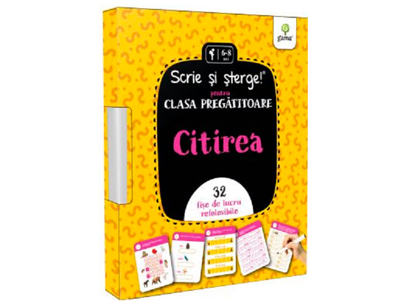 Carte Scrie si sterge! Citirea • pentru clasa pregatitoare