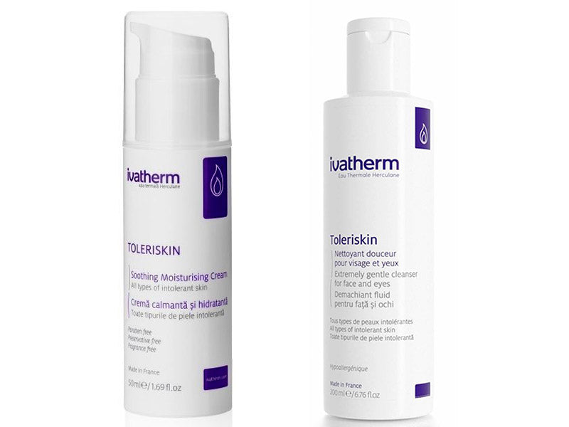 Ivatherm Pachet Toleriskin crema 50ml + Toleriski demachiant (-70% din al doilea produs)